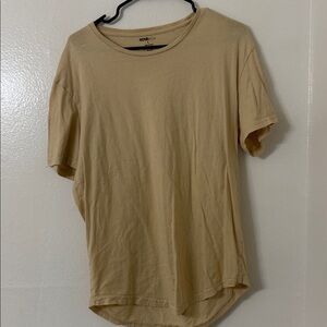 Lightly Used - Nova Men’s Longline Tee - Beige - Size: L